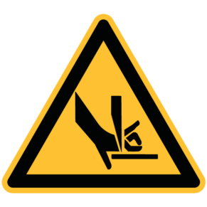 Signalétique Danger d'Écrasement ISO 7010