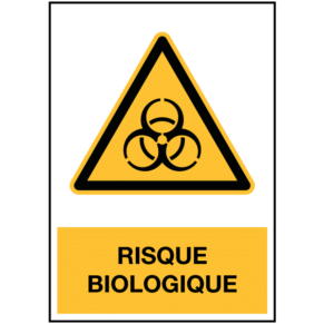 Panneau Risque Biologique ISO 7010 - W009