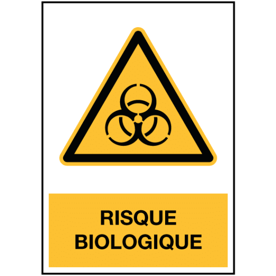 Panneau Risque Biologique ISO 7010 - W009