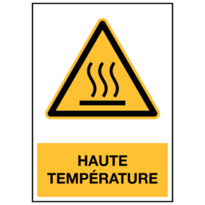 Panneau Haute Température ISO 7010 - W017