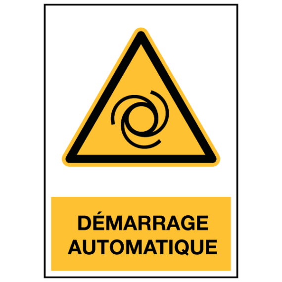 Panneau Démarrage Automatique - W018
