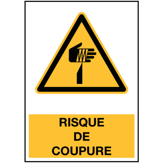Panneau Risque de Coupure - W022