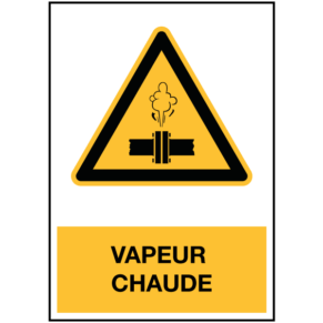 Panneau Vapeur Chaude ISO 7010