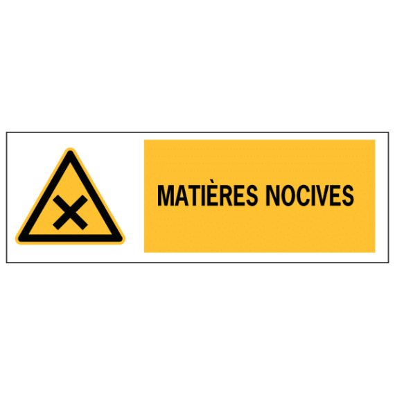 Panneau Matières Nocives ISO 7010