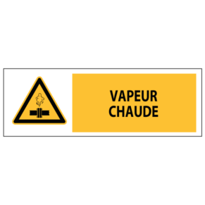 Panneau Vapeur Chaude ISO 7010