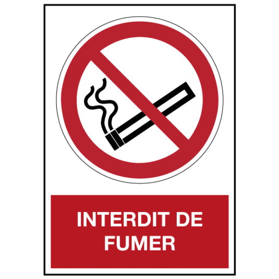 Panneau Interdit de Fumer ISO 7010