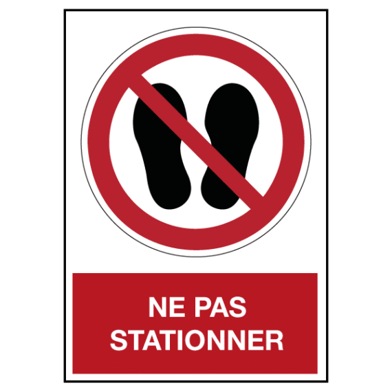 Panneau Ne Pas Stationner ISO 7010