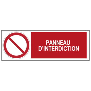 Panneau d'Interdiction ISO 7010