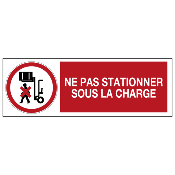 Panneau Ne Pas Stationner sous la Charge ISO 7010