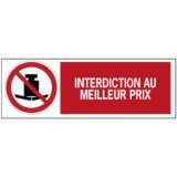Panneau Interdiction au Meilleur Prix ISO 7010