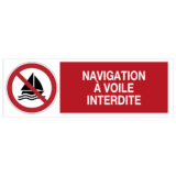 Panneau Navigation à Voile Interdite 7010