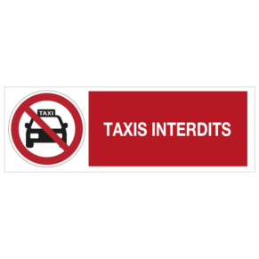 Panneau Taxis Interdits 7010