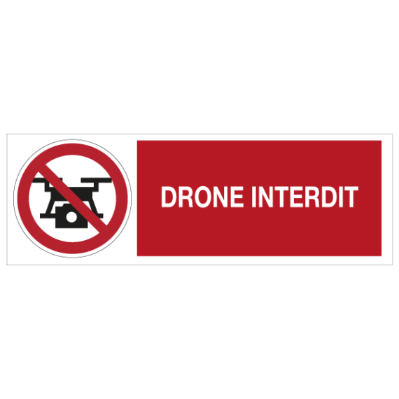 Panneau Drone Interdit 7010