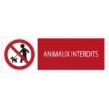 Panneau Animaux Interdits 7010