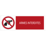 Panneau Armes Interdites 7010