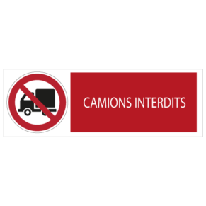 Panneau Camions Interdits 7010