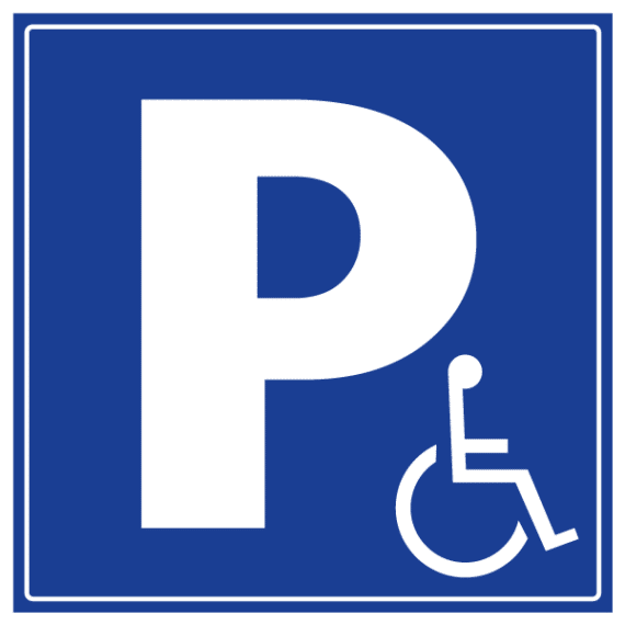 Pictogramme Parking PMR