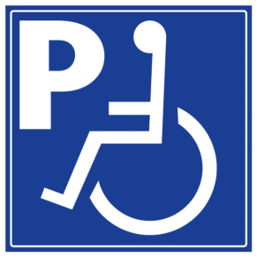 Pictogramme Parking PMR