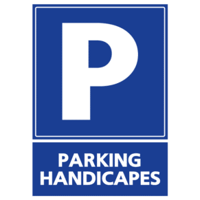 Pictogramme Parking Handicapés