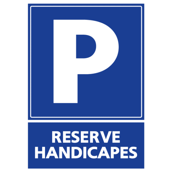 Pictogramme Réservé aux Handicapés