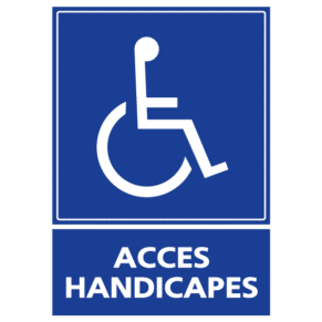 Panneau Accès Handicapés