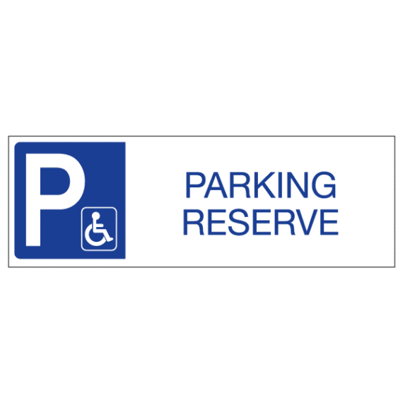 Panneau Parking Réservé PMR