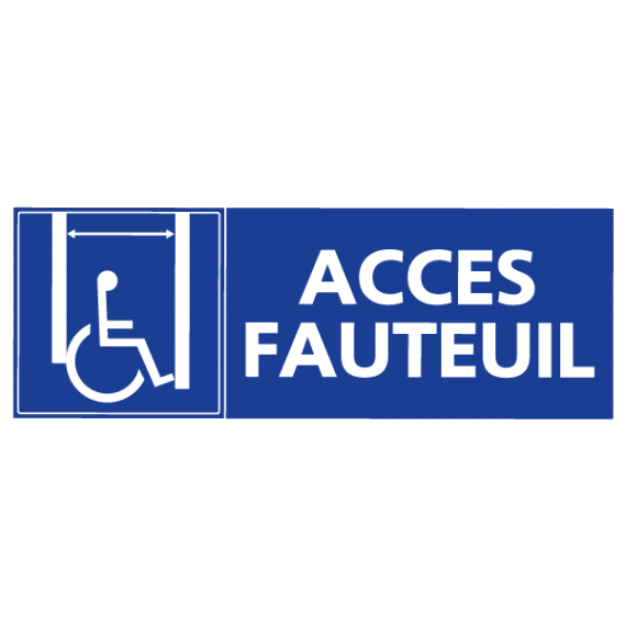 Panneau Accès Fauteuil