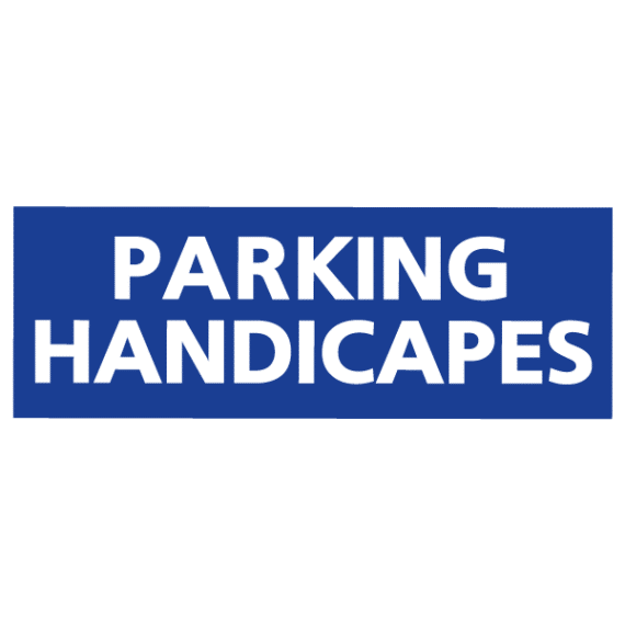 Panneau Parking Handicapés