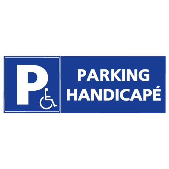 Panneau Parking Handicapé