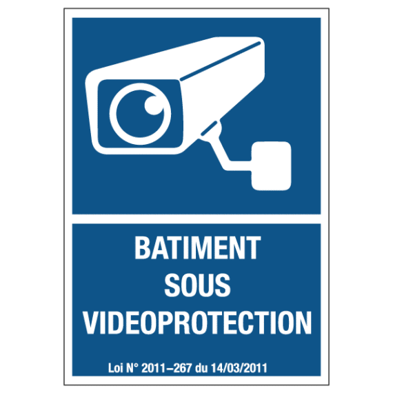 Panneau Bâtiment Sous Vidéoprotection