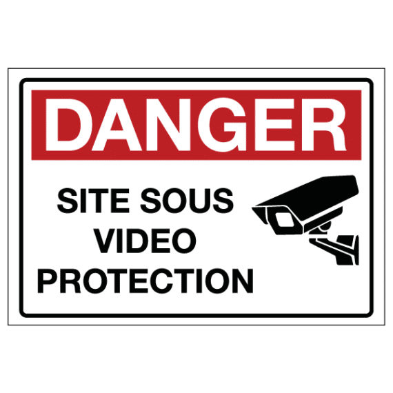 Panneau Site Sous Vidéo Protection