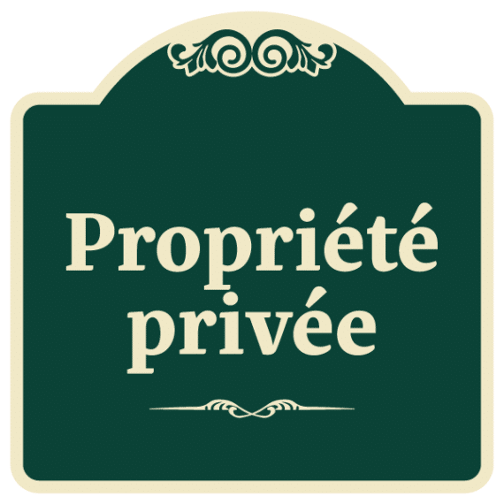 Panneau Propriété Privée