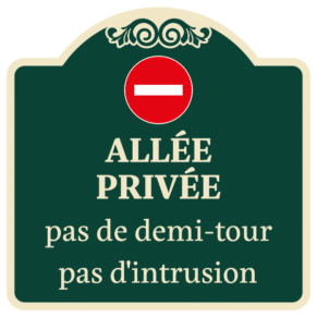 Panneau Allée Privée