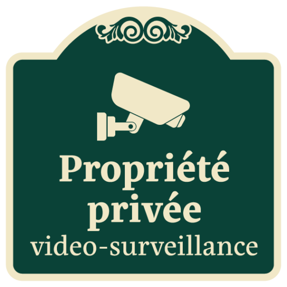 Panneau Propriété Privée Vidéo-Surveillance