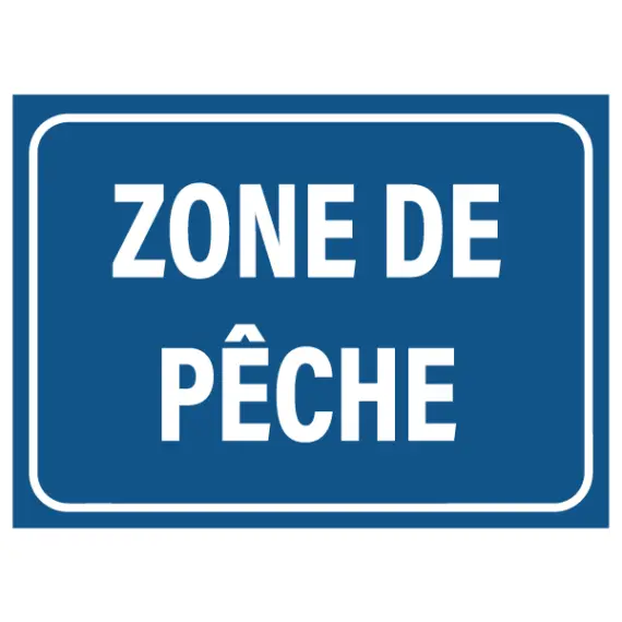 Panneau Zone de Pêche