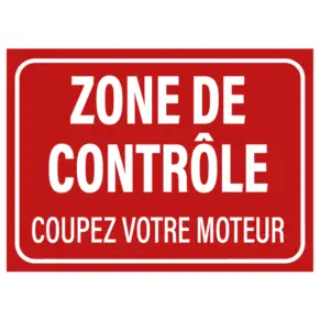 Panneau Zone de Contrôle - Coupez Votre Moteur