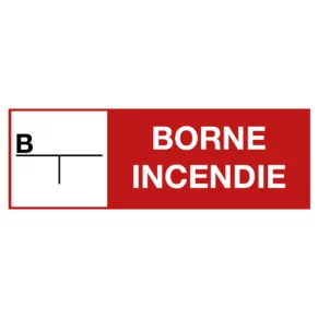 Panneau Borne Incendie