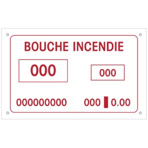 Panneau Bouche Incendie